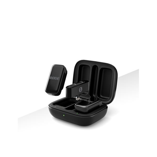 RØDE Wireless Micro-L két csatornás kompakt vezeték nélküli mikrofon (Lightning), fekete RØDE Wireless Micro-L két csatornás kompakt vezeték nélküli mikrofon (Lightning), fekete