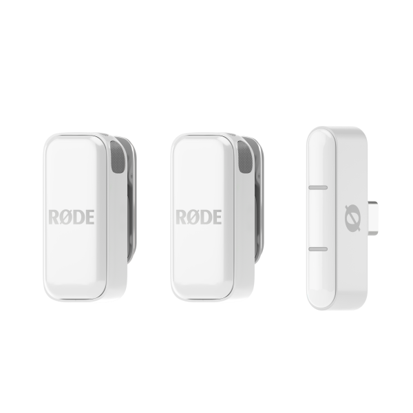 RØDE Wireless Micro-C két csatornás kompakt vezeték nélküli mikrofon (USB-C), fehér RØDE Wireless Micro-C két csatornás kompakt vezeték nélküli mikrofon (USB-C), fehér