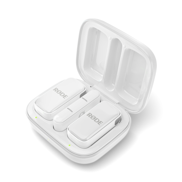RØDE Wireless Micro-L két csatornás kompakt vezeték nélküli mikrofon (Lightning), fehér RØDE Wireless Micro-L két csatornás kompakt vezeték nélküli mikrofon (Lightning), fehér