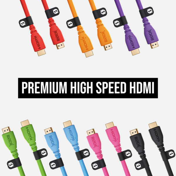 RØDE HDMI Cable prémium HDMI kábel, 1.5m, fekete RØDE HDMI Cable prémium HDMI kábel, 1.5m, fekete