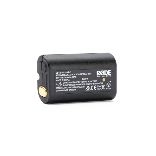 RØDE LB1 Li-ion akkumulátor TX-M2 és VideoMic Pro+ mikrofonokhoz RØDE LB1 Li-ion akkumulátor TX-M2 és VideoMic Pro+ mikrofonokhoz