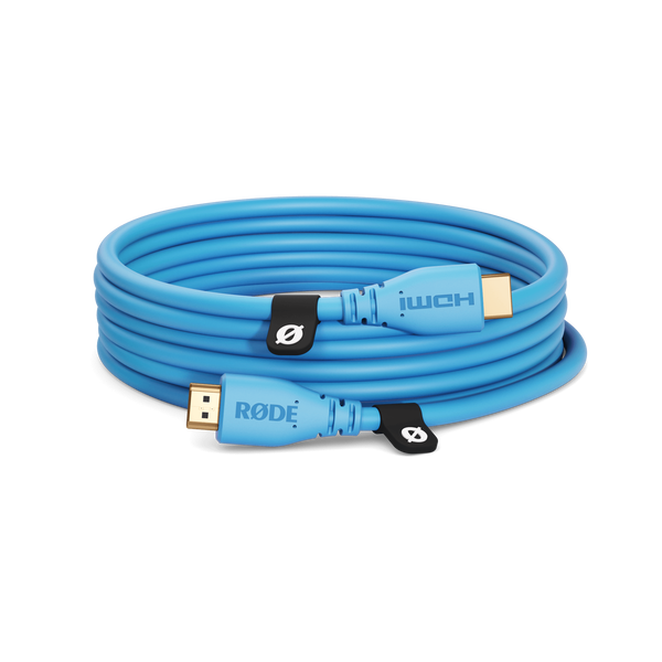 RØDE HDMI Cable prémium HDMI kábel,  3m, kék RØDE HDMI Cable prémium HDMI kábel,  3m, kék