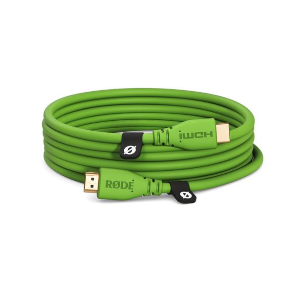 RØDE HDMI Cable prémium HDMI kábel, 3m, zöld RØDE HDMI Cable prémium HDMI kábel, 3m, zöld