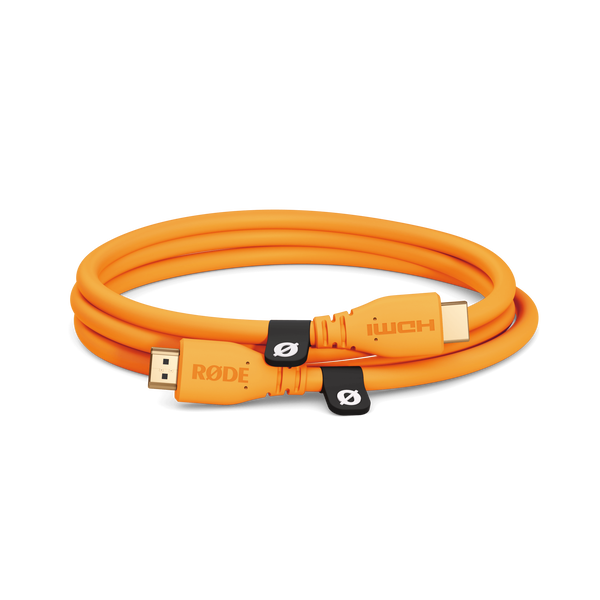 RØDE HDMI Cable prémium HDMI kábel,  1.5m, narancssárga RØDE HDMI Cable prémium HDMI kábel,  1.5m, narancssárga