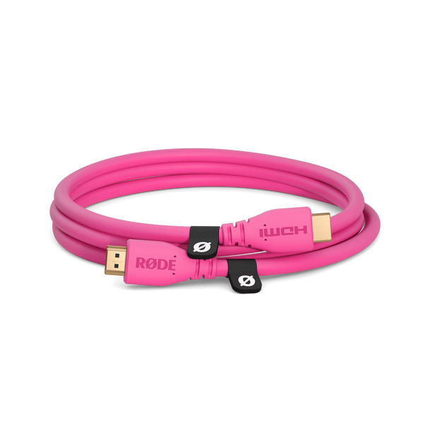 RØDE HDMI Cable prémium HDMI kábel,  1.5m, rózsaszín RØDE HDMI Cable prémium HDMI kábel,  1.5m, rózsaszín