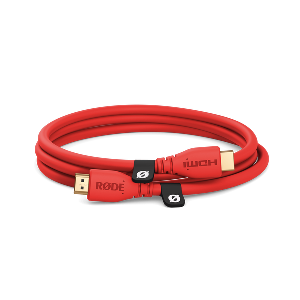 RØDE HDMI Cable prémium HDMI kábel, 1.5m, piros RØDE HDMI Cable prémium HDMI kábel, 1.5m, piros