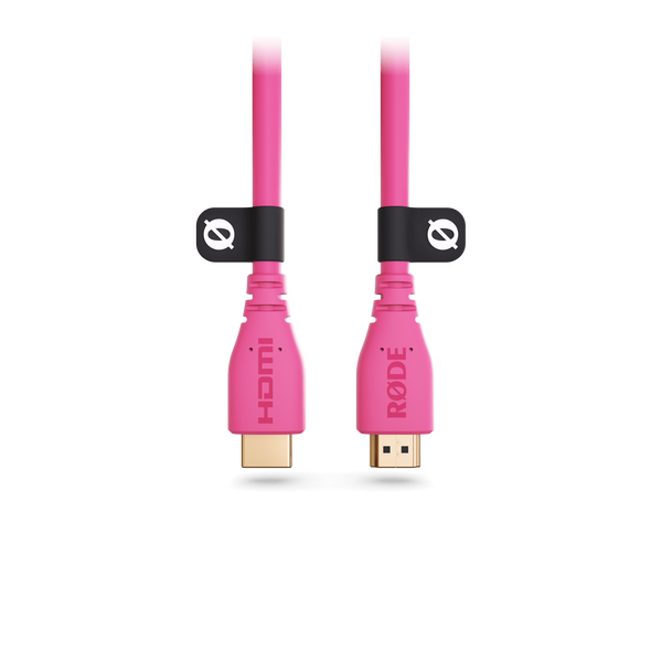 RØDE HDMI Cable prémium HDMI kábel, 3m, rózsaszín RØDE HDMI Cable prémium HDMI kábel, 3m, rózsaszín