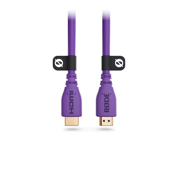 RØDE HDMI Cable prémium HDMI kábel, 1.5m, lila RØDE HDMI Cable prémium HDMI kábel, 1.5m, lila