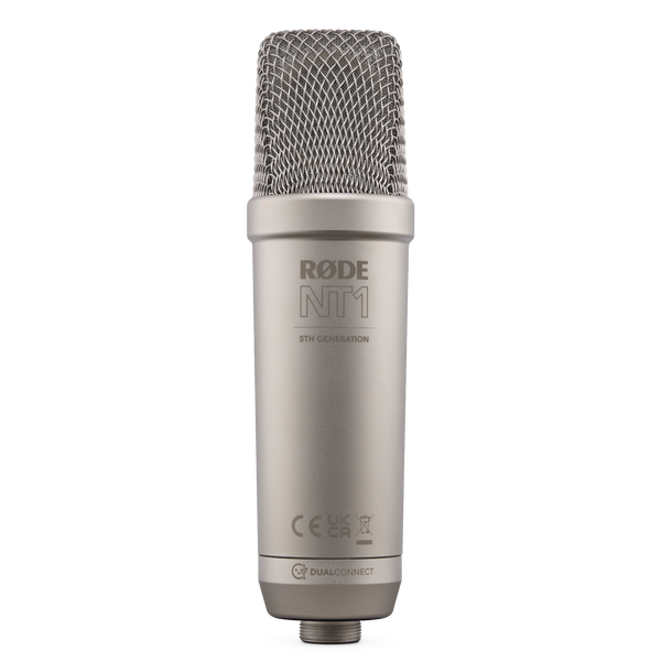 RØDE NT1 GEN5 prémium kondenzátor stúdió mikrofon (XLR / USB), ezüst