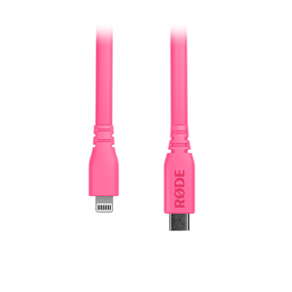 RØDE SC19-P  USB-C - Lightning átalakító kábel, 1.5m, rózsaszín RØDE SC19-P  USB-C - Lightning átalakító kábel, 1.5m, rózsaszín