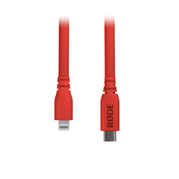 RØDE SC19-R  USB-C - Lightning átalakító kábel, 1.5m, piros RØDE SC19-R  USB-C - Lightning átalakító kábel, 1.5m, piros