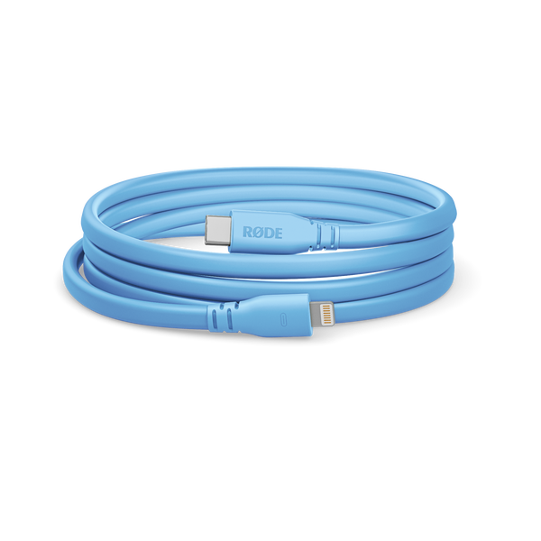 RØDE SC19-B  USB-C - Lightning átalakító kábel, 1.5m, kék RØDE SC19-B  USB-C - Lightning átalakító kábel, 1.5m, kék