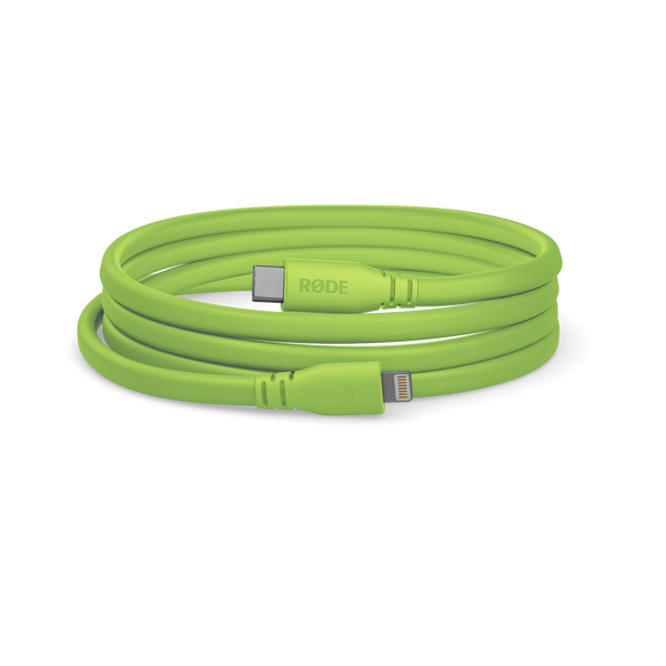 RØDE SC19-G  USB-C - Lightning átalakító kábel, 1.5m, zöld RØDE SC19-G  USB-C - Lightning átalakító kábel, 1.5m, zöld