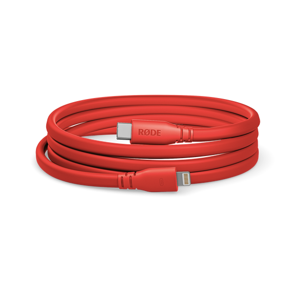 RØDE SC19-R  USB-C - Lightning átalakító kábel, 1.5m, piros RØDE SC19-R  USB-C - Lightning átalakító kábel, 1.5m, piros