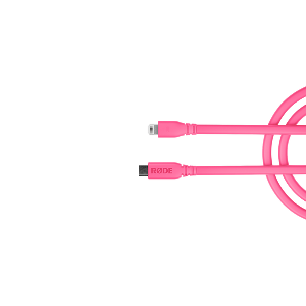 RØDE SC19-P  USB-C - Lightning átalakító kábel, 1.5m, rózsaszín RØDE SC19-P  USB-C - Lightning átalakító kábel, 1.5m, rózsaszín