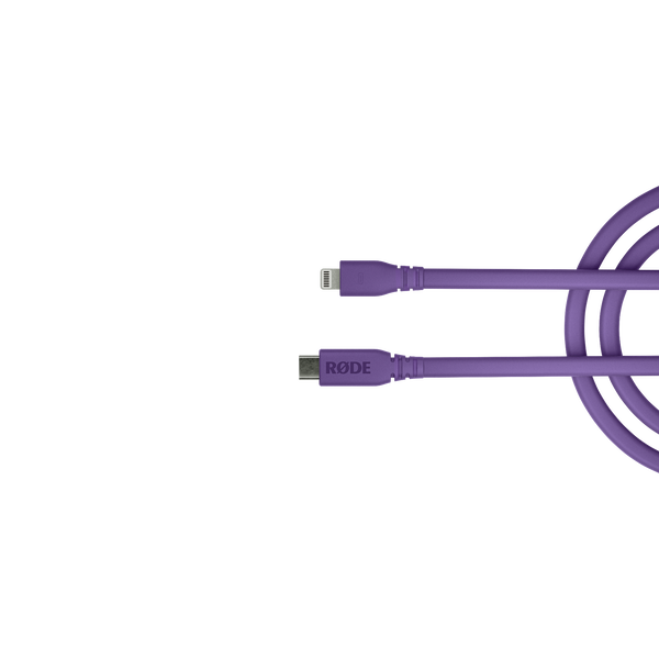 RØDE SC19-PU  USB-C - Lightning átalakító kábel, 1.5m, lila RØDE SC19-PU  USB-C - Lightning átalakító kábel, 1.5m, lila