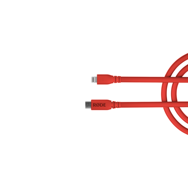 RØDE SC19-R  USB-C - Lightning átalakító kábel, 1.5m, piros RØDE SC19-R  USB-C - Lightning átalakító kábel, 1.5m, piros