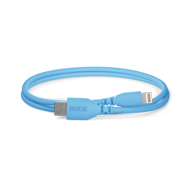 RØDE SC21-B USB-C - Lightning átalakító kábel, 0.3m, kék