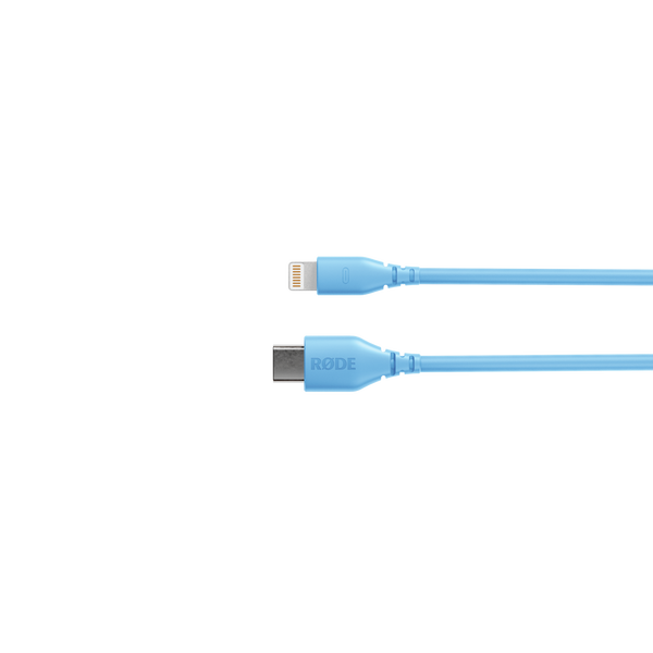 RØDE SC21-B USB-C - Lightning átalakító kábel, 0.3m, kék