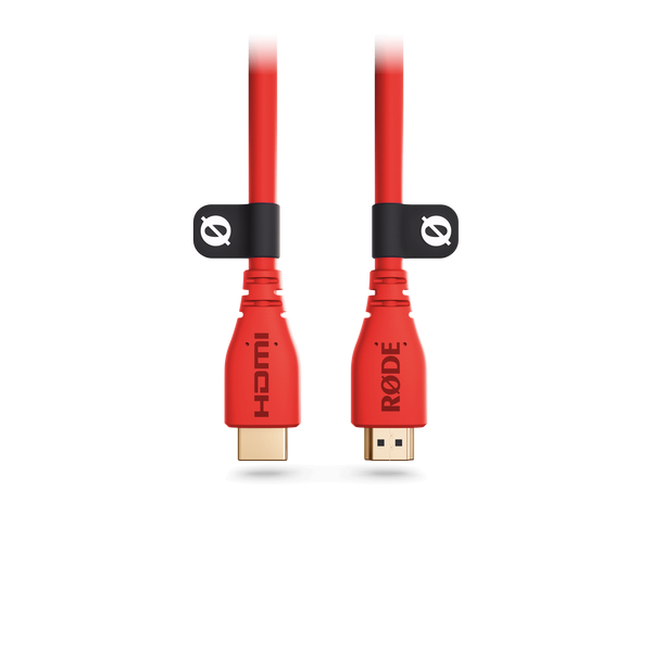 RØDE HDMI Cable prémium HDMI kábel, 3m, piros RØDE HDMI Cable prémium HDMI kábel, 3m, piros
