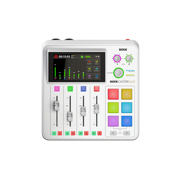 RØDECaster Duo podcast és audio produkciós keverő, fehér