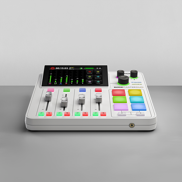 RØDECaster Duo podcast és audio produkciós keverő, fehér