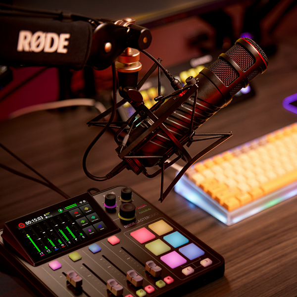 RØDECaster Duo podcast és audio produkciós keverő, fekete