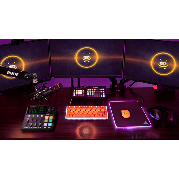 RØDECaster Duo podcast és audio produkciós keverő, fekete