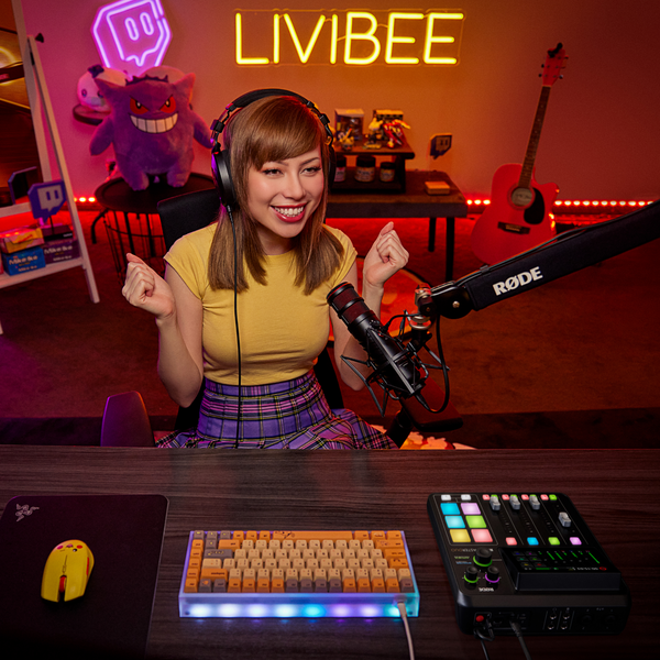 RØDECaster Duo podcast és audio produkciós keverő, fekete