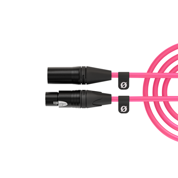 RØDE XLR3M-P prémium XLR mikrofonkábel, 3m, rózsaszín RØDE XLR3M-P prémium XLR mikrofonkábel, 3m, rózsaszín