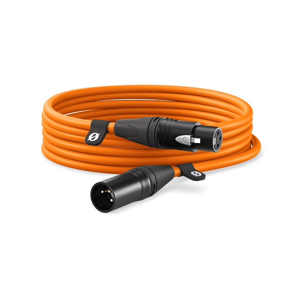 RØDE XLR6M-O prémium XLR mikrofonkábel, 6m, narancssárga RØDE XLR6M-O prémium XLR mikrofonkábel, 6m, narancssárga