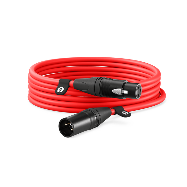 RØDE XLR6M-R prémium XLR mikrofonkábel, 6m, piros RØDE XLR6M-R prémium XLR mikrofonkábel, 6m, piros