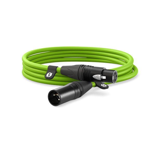 RØDE XLR3M-G prémium XLR mikrofonkábel, 3m, zöld RØDE XLR3M-G prémium XLR mikrofonkábel, 3m, zöld