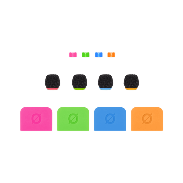 RØDE COLORS3 színjelölő szett Wireless szériához és Lavalier II mikrofonhoz, 4db RØDE COLORS3 színjelölő szett Wireless szériához és Lavalier II mikrofonhoz, 4db