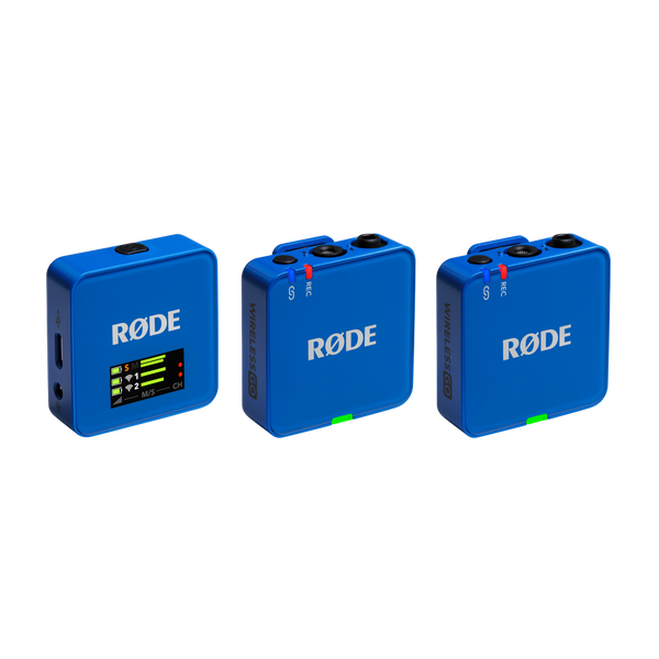 RØDE Wireless GO GEN3 két csatornás vezeték nélküli mikrofon rendszer, koblatkék