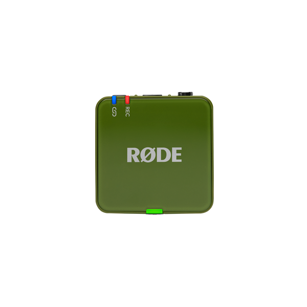 RØDE Wireless GO GEN3 két csatornás vezeték nélküli mikrofon rendszer, sötétzöld