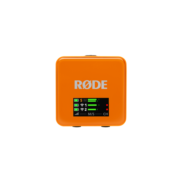 RØDE Wireless GO GEN3 két csatornás vezeték nélküli mikrofon rendszer, narancssárga