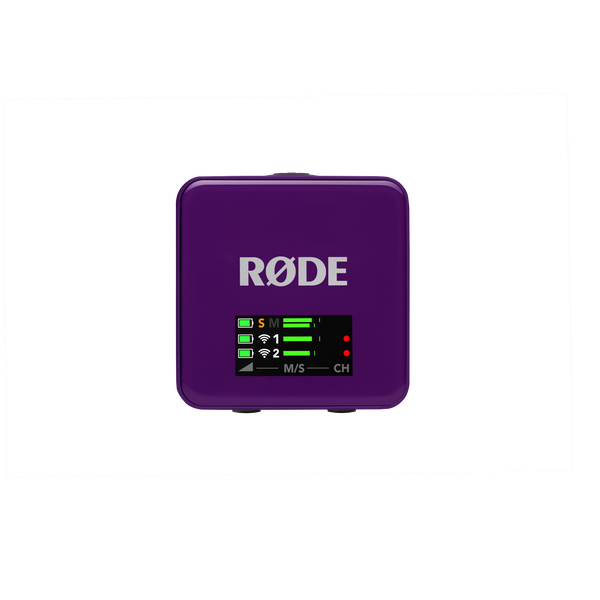 RØDE Wireless GO GEN3 két csatornás vezeték nélküli mikrofon rendszer, lila