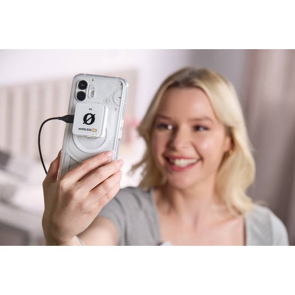 RØDE Wireless ME Dual két csatornás vezeték nélküli mikrofon rendszer, fehér