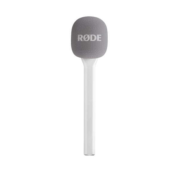 RØDE Interview GO mikrofonfogó nyél vezeték néküli mikrofonokhoz, fehér