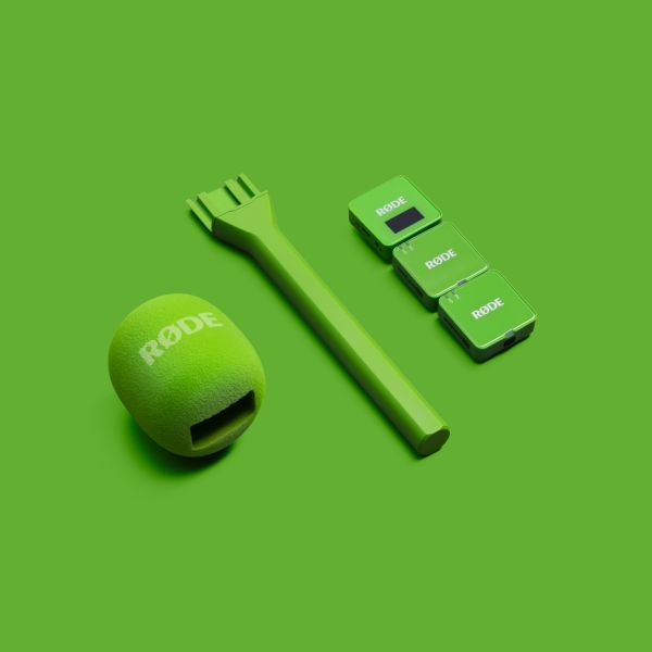 RØDE Interview GO mikrofonfogó nyél vezeték néküli mikrofonokhoz, zöld