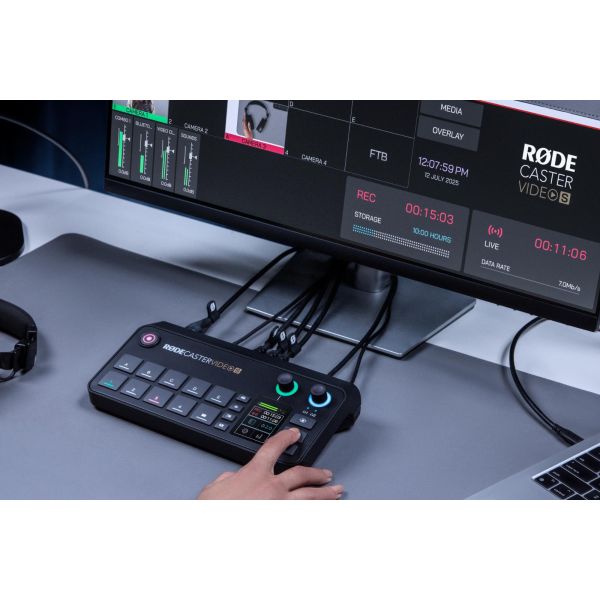 RØDECaster Video S integrált videó és hangkeverő