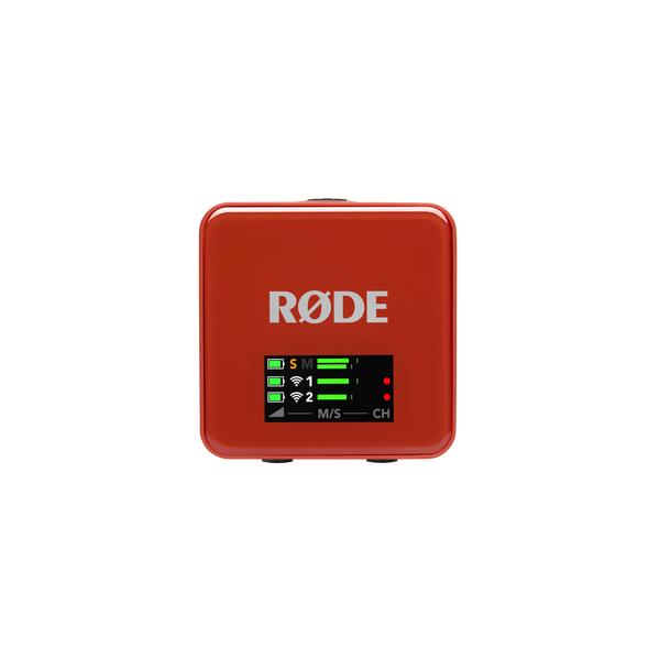 RØDE Wireless GO GEN3 két csatornás vezeték nélküli mikrofon rendszer, téglaszín