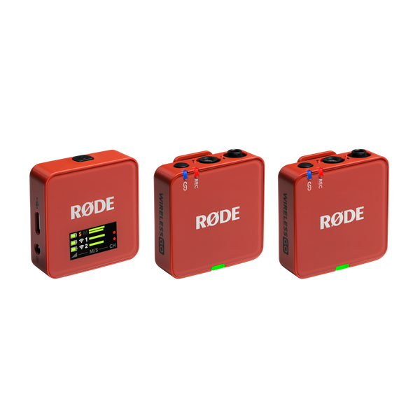 RØDE Wireless GO GEN3 két csatornás vezeték nélküli mikrofon rendszer, téglaszín