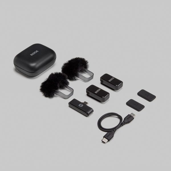 RØDE Wireless Micro-C két csatornás kompakt vezeték nélküli mikrofon (USB-C), kék