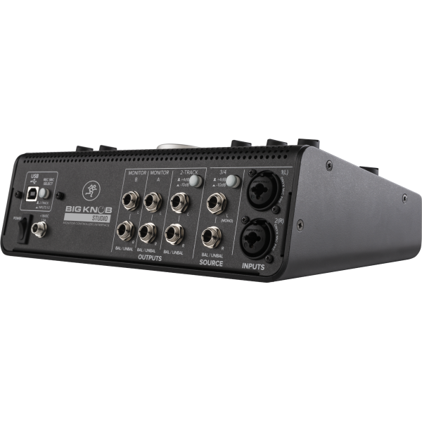 MACKIE Big Knob Studio 3x2 stúdió monitorvezérlő 192 kHz-es USB I/O csatlakozással