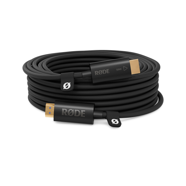 RØDE HDMI Cable prémium száloptikás HDMI kábel, 20m, fekete