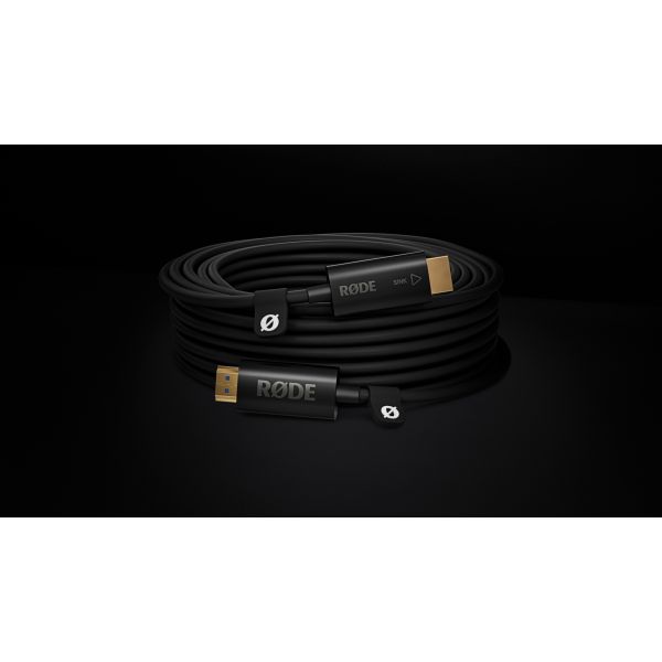 RØDE HDMI Cable prémium száloptikás HDMI kábel, 20m, fekete